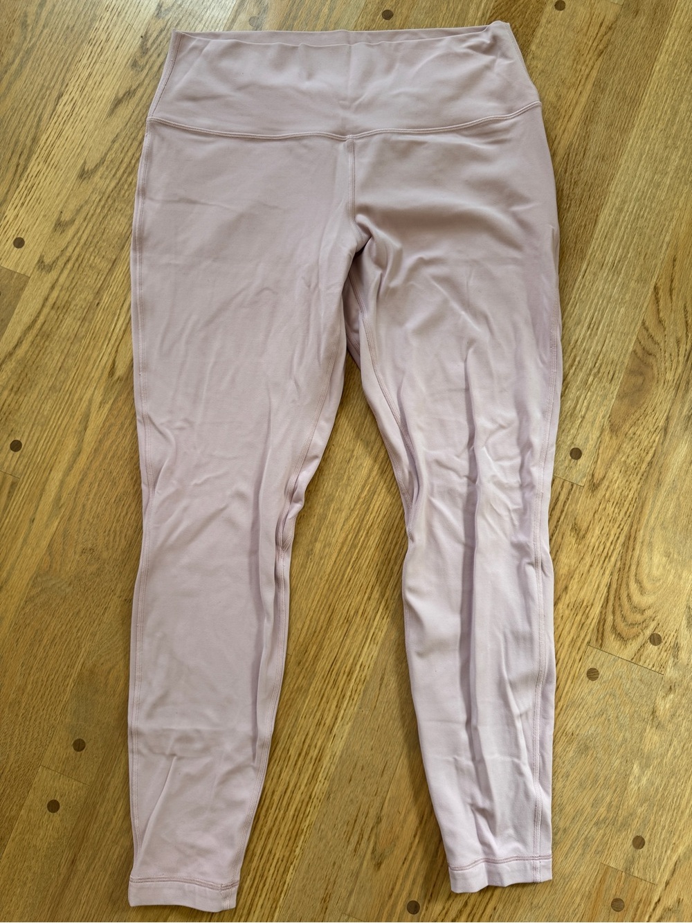 lululemon athletica Women's High-Waist Stretch Leggings - Blush Pink, Sz 14, GUC